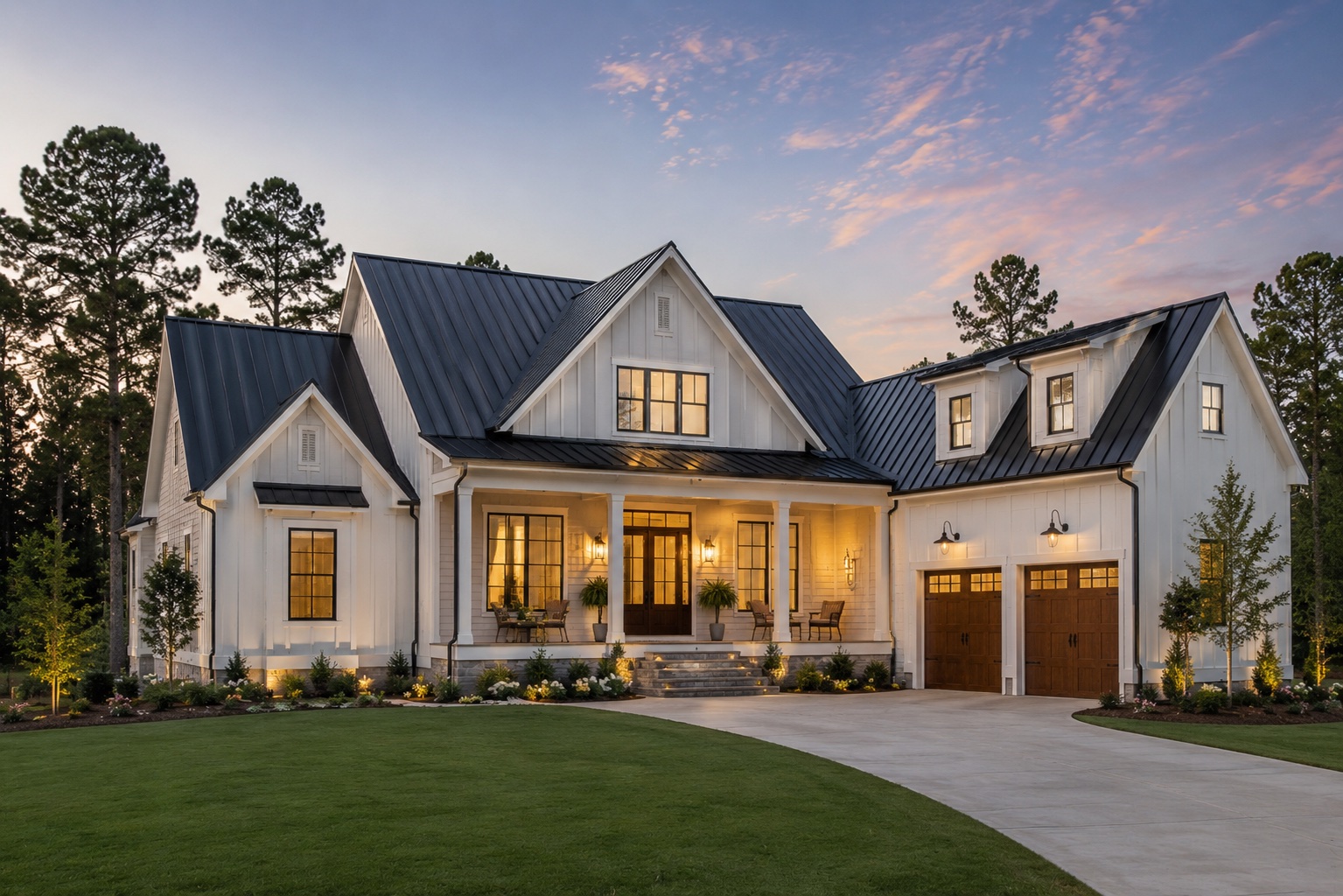 Custom home exterior